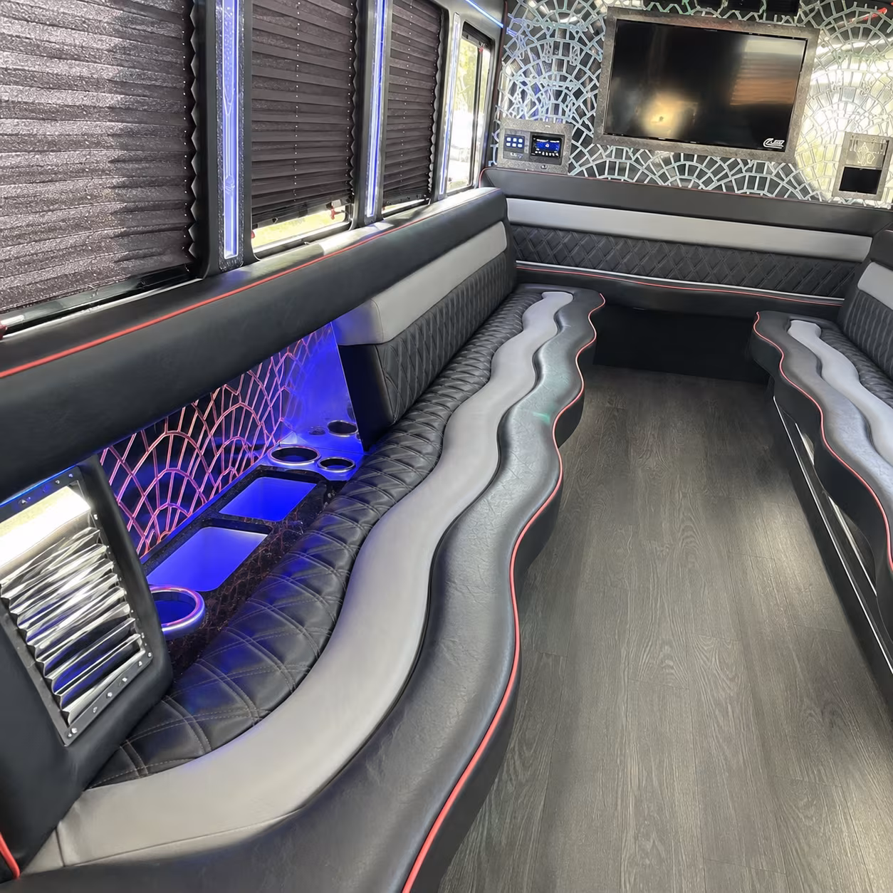 birthday party bus rentals for san antonio river walk and downtown celebrations