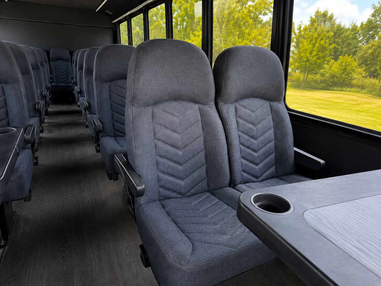 san antonio 20 passenger minibus inside