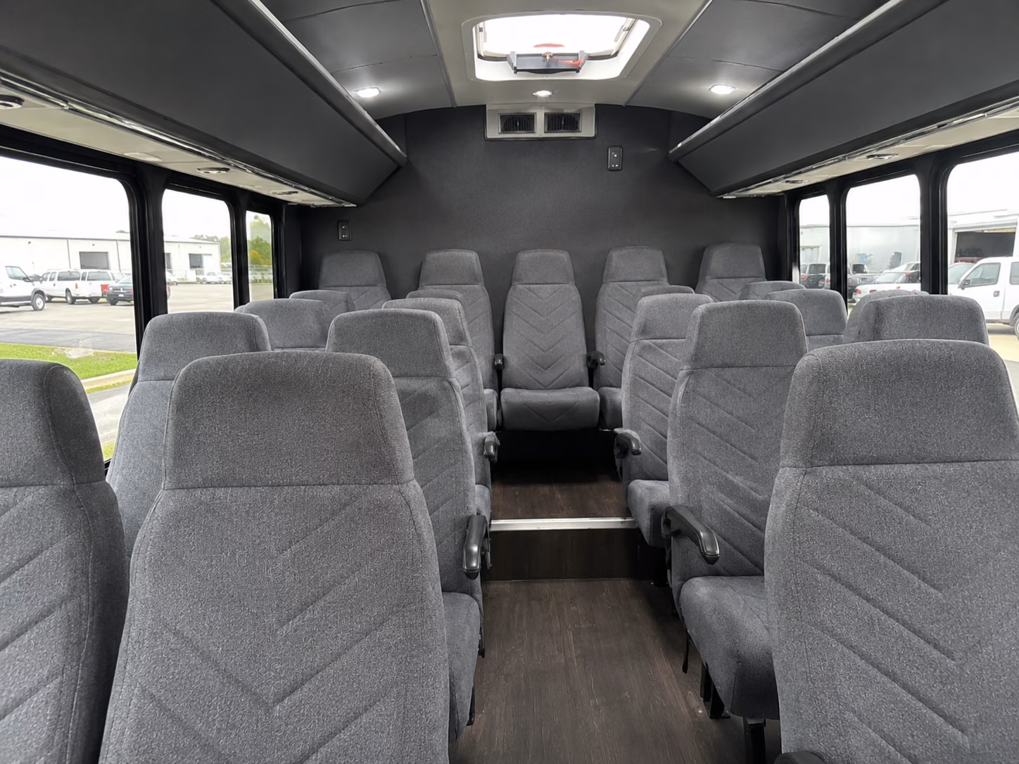 san antonio 20 passenger minibus interior