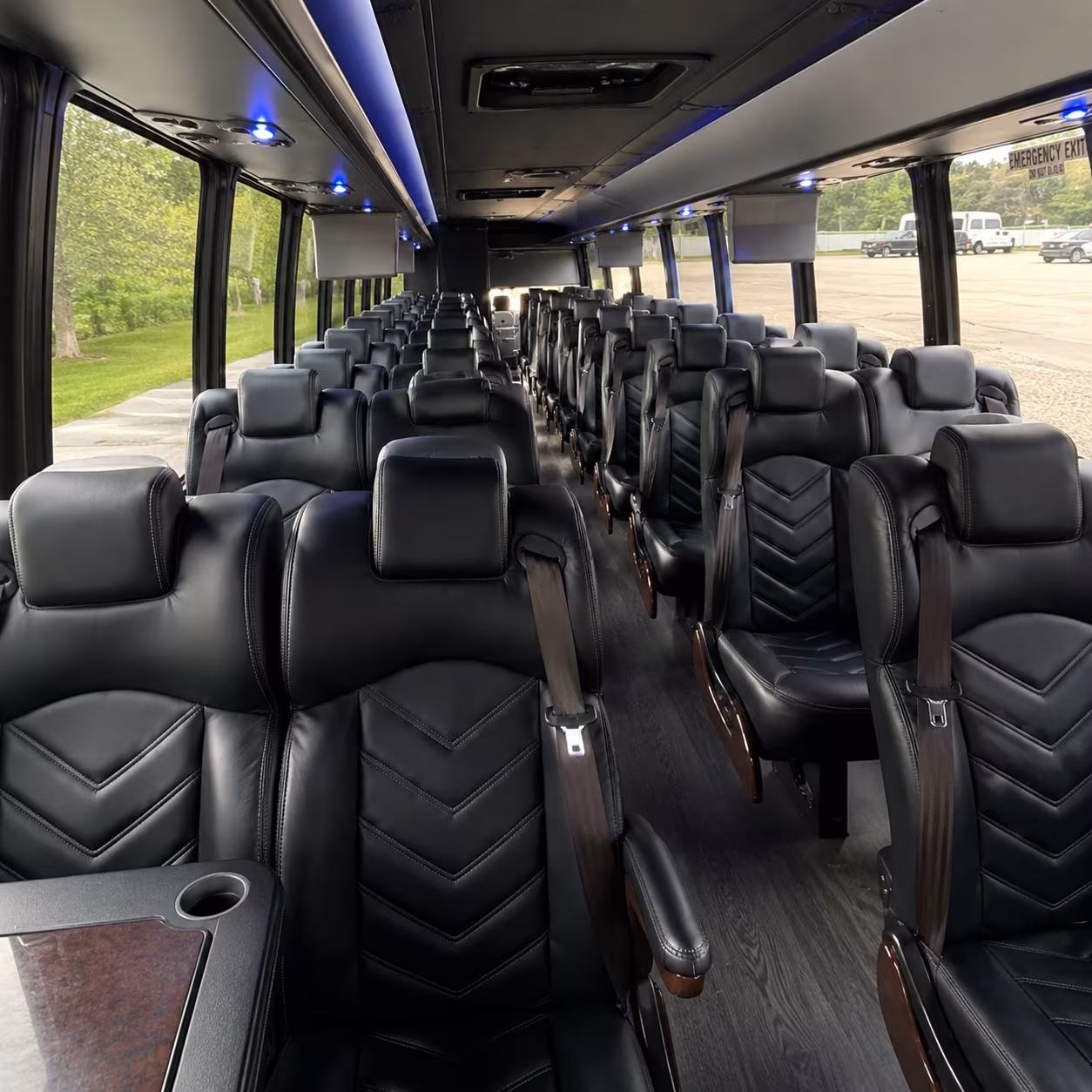 san antonio 25 passenger minibus inside