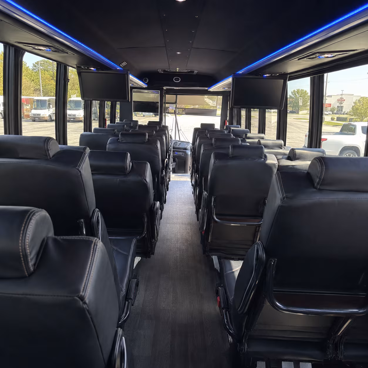 san antonio 30 passenger minibus inside