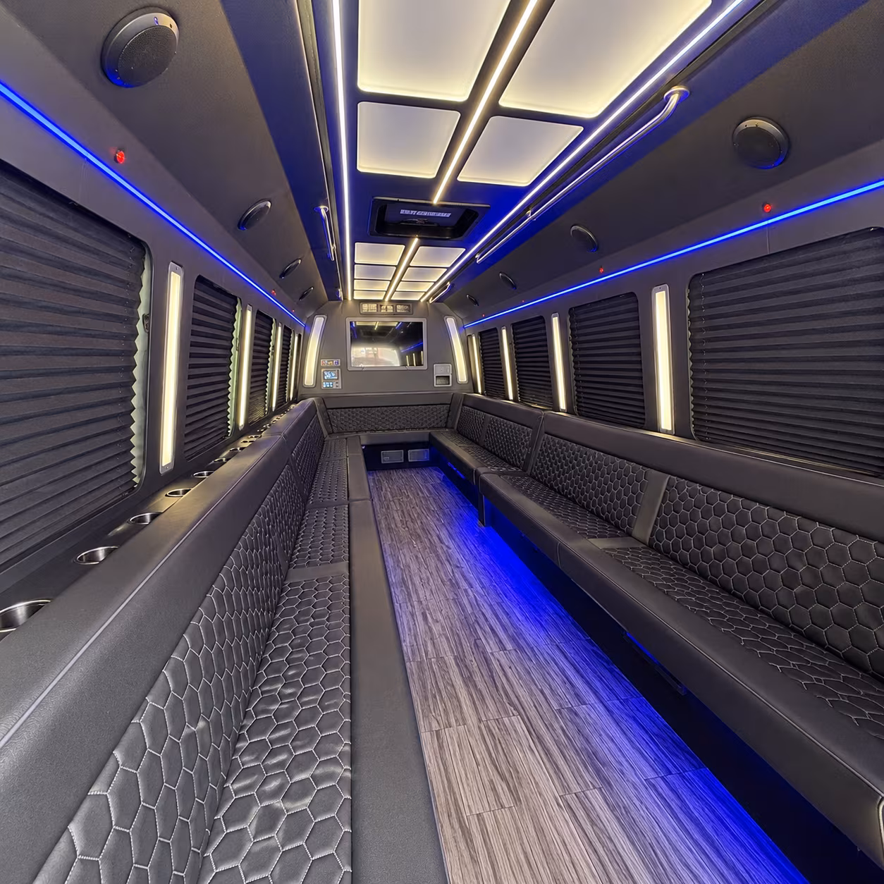 san antonio 30 passenger party bus interior